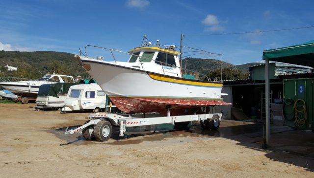 Boat storage on Elba Island