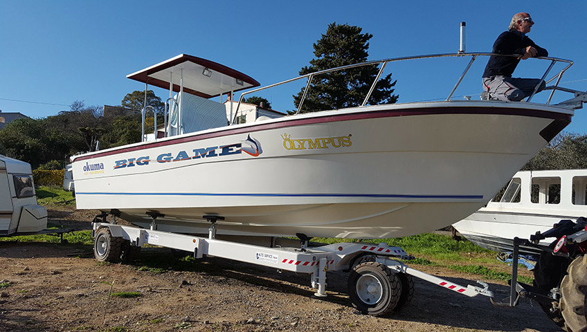 Boat storage on Elba Island