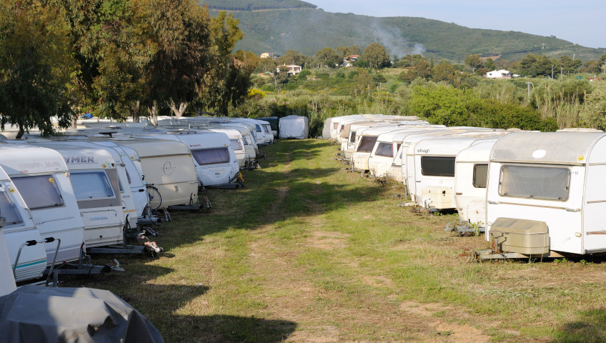 Caravan Parking on Elba Island - Outdoor stopover